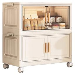 Begehbarer Kleiderschrank Eckschrank Freistehend Starke Tragfähigkeit Faltbarer Kleiderschrank Organizer mit Rollen Wasserdichtes Design Haushaltsschrank(60 * 30 * 58cm)