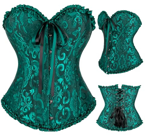 SilverChry Corsetto per Donne, Corsetto Stringivita, Bustino Donna Elegante, Bustier Donna Corpetto Top, Corsetti Bustino Vintage Gotico