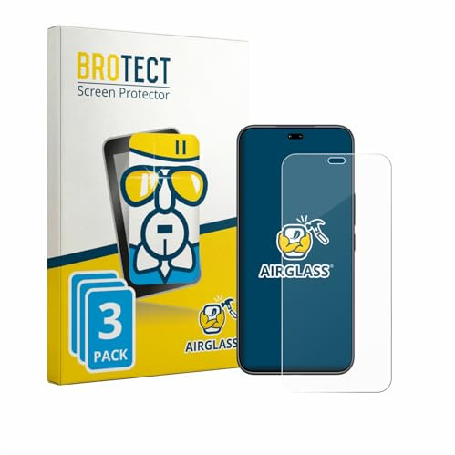 BROTECT Schutzglas für Honor 400 Pro | 3 Stück Transparenter Displayschutz Made in Germany Schutzfolie Panzer Folie Glas 9H Anti-Fingerprint Einfache Montage Clear