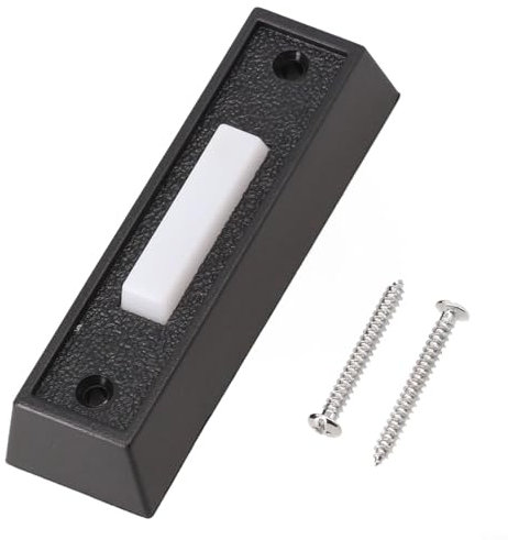 Replacement Wired Doorbell Button Featuring Bright LED Light, Upgrade for Your For home Entrance