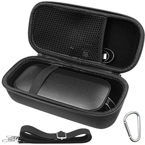 AONKE Hard Travel Case for Bose SoundLink Flex (2nd Gen) /Flex Portable Bluetooth Speaker,Case Only (Black)