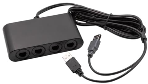Adaptateur USB pour manettes compatibles avec Switch Wii U PC