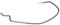 Owner American Down Shot Offset-Haken (7er-Pack), 1/0, Schwarz
