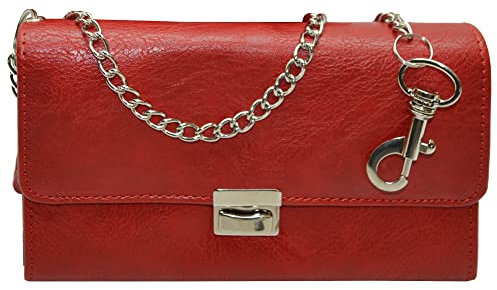 flevado Kassierer Kellner Bedienungsgeldbörsen Sets Unisex mit oder ohne/farblich passenden Colt/Halfter zu wählen Kunstleder (Börse rot)