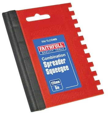 Faithfull Tools FAITLCOMB Combination Spreader - Blue