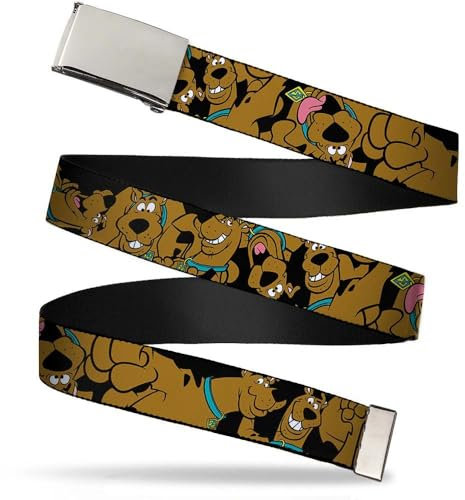 Buckle-Down Unisex-Adult's Web Belt Scooby Doo, Multicolor, 1.5 Wide/Fits up to 42 Pant Size