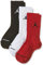Nike Herren Jumpman Crew Socken, Black/White/Gym Red, M