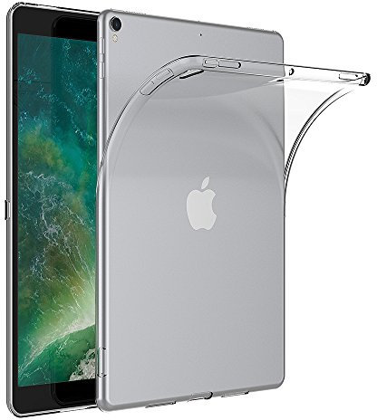 AICEK iPad Pro 10.5 Hülle, Transparent Silikon Schutzhülle für iPad Pro 10.5 2017 Case Crystal Clear Durchsichtige TPU Bumper iPad Pro (10,5 Zoll) hülle