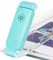 HONWELL LED Clip Leselampe Buch Klemm, Leselampen für Bücher im Bett, weiches Augenpflegelicht, USB wiederaufladbar Nachtlicht, 2 Helligkeit einstellbar für Augenschutz, Kinder, Blau