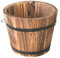 Macetas de Cubo de Madera Maceta Barriles Rústicos Maceta de Flores Caja de Contenedor de Plantas de Jardín para Interior Exterior Jardín Patio ( )