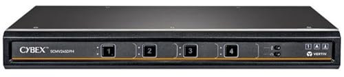 Vertiv Avocent Commercial MultiViewer KVM Switch, 8 Port MultiViewer, Dual AC Power, Common Access Card (CAC), Cursor Navigation Switching (CNS), HDMI, DisplayPort (SVMV280DPH-400)
