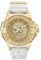Philipp Plein Unisex Armbanduhr The $Kull Weiß/Goldfarben PWAAA1221