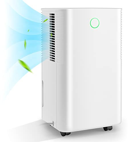 GOPLUS Luftentfeuchter 15L/Tag, elektrischer Entfeuchter für Raum bis zu 15m²- 3 Betriebsarten | LED Display | 24H Timer | 2L Wassertank | Ablaufschlauch - Raumentfeuchter (15L/Tag - 25,5x22x45cm)