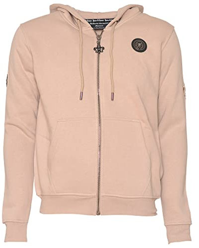 Roberto Geissini Herren Sweatjacke - Smoking - beige L