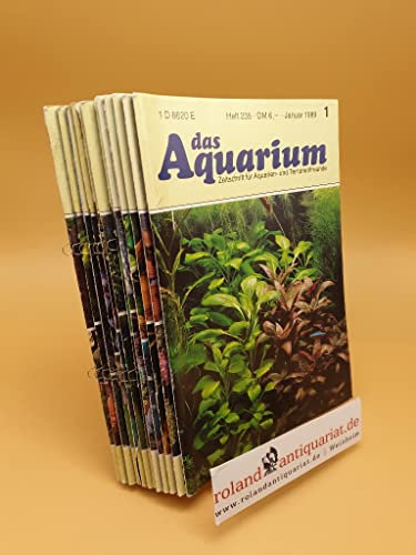 Das Aquarium ; Zeitschrift für Aquarien-und Terrarienfreunde ; 23. Jahrgang, 1989 ; (12 Hefte)