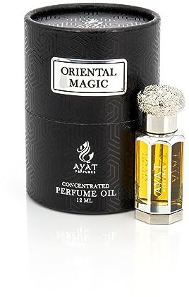 AYAT PERFUMES – Parfüm-Extrakt 12 ml | schöne Flasche in einer eleganten Box | Attar Unisex ohne Alkohol | lang anhaltendes Duftöl | arabischer Duft hergestellt in Dubai (Oriental Magic)