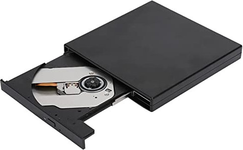 CD-ROM, Ordinateur Portable de Bureau Connectant Un Lecteur de DVD Externe 13,9 X 13,5 X 1,8 Cm, Plug and Play pour 2000/XP/Vista/ 7