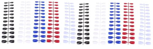 minkissy 240 Pcs Fake Nail Toe Nail Polish Decal Artificial Fingernails Manicure Stickers Decal Stickers Girls False Nails Manicure Tool False Fingernails Full Coverage Bride Suite