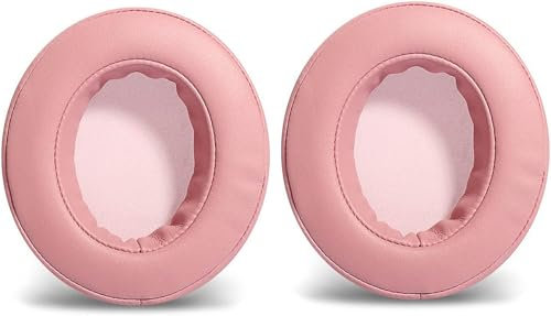 V2 Ersatz-Ohrpolster, Protein-Leder, Memory-Schaum, Reparaturteile, kompatibel mit Razer Kraken BT Kitty Edition, kabelloses Headset, Rosa