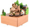 Oshhni Zug Spieluhr Spielzeug Dekoration Zubehör Dekorative Desktop Ornament Tischdekoration für Wohnzimmer Party Regal