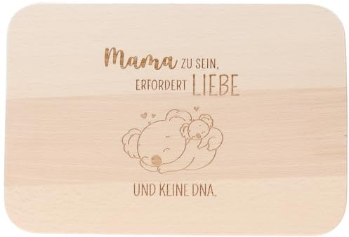Spruchreif | Frühstücksbrettchen mit Gravur | Geschenk für Bonus Mama | Geschenk für Stiefmutter zum Muttertag