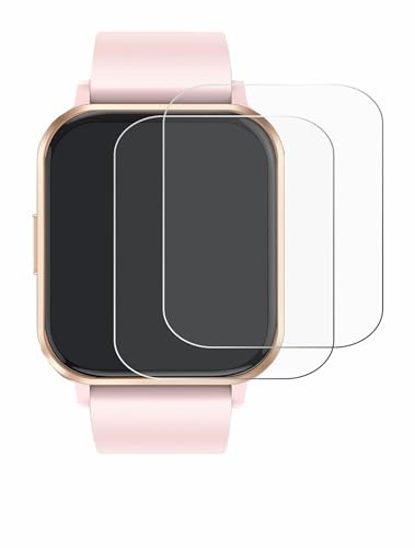 BROTECT 2 Stück Schutzfolie für walkbee Smartwatch 1.83 Displayschutz Folie Made in Germany, Ultra-Klar