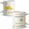 LolaPix Despedida trabajo. Taza personalizada. Tazas de cafe. Regalo compañera trabajo. Detalles compañeros de trabajo. Taza cerámica 330 ml.