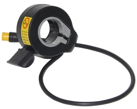 Xiciki Electric Scooter Throttle 130X Waterproof E-Bike Thumb Throttle, Universal Thumb Throttle Speed Control for E-Bike and Electric Scooters High-Performance Ebike Throttle