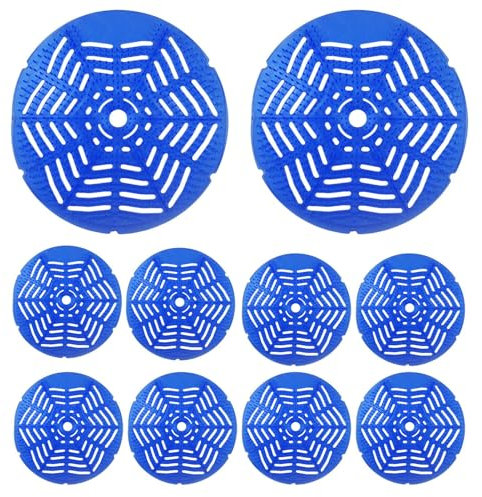 Desodorante para pantallas de orinal, limpiador de orinal, desodorante de orinal, 10 unidades, limpiador de inodoro, almohadillas de orinal de larga duración, removedor de manchas y ambientador de