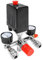 Druckregler 230 V Luftkompressor SChalter, Druckregler Kompressor mit Menometer, G1/2 Druckschalter Druckwächter Für Luftkompressor