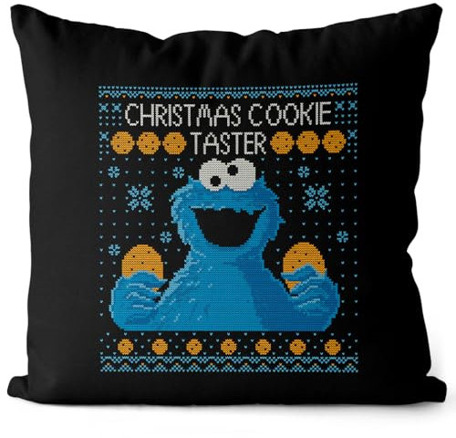 style3 Cookie Taster Kissen Xmas Weihnachten Weihnachtspullover Pulli Ugly Sweater Strick