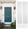 sourcing map 2pcs Door Kick Plate, 8 x 30 Inches Anodized Aluminum Kick Plate Door Plate, 1.5mm (1/16 Inch) Thickness, for Exterior Front Door or Back Door, Silver