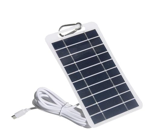 Ring Doorbell Solar Panel Installation Ring Doorbell Solar Panel, Compatible Portable Solar Charger 2W 5V | Adjustable Solar Panel, Solar Powered Charging Panel