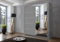 Eshaz Modish Lyon 2 and 3 Sliding Mirror Door Wardrobe Available In 5 Sizes and 4 Colors Comes With Free LED Light (Grey, 180 CM)