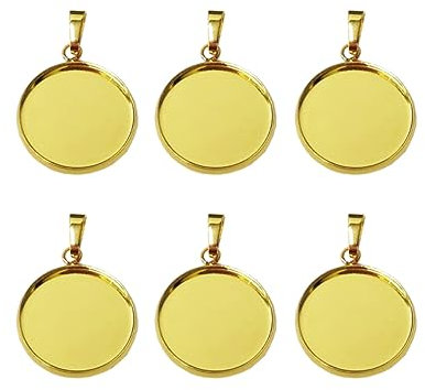 Lurrose 20St DIY Anhängerhalter Reize Schmuckständer vergoldete Kette Perlen für Schmuck Anhänger für Armbänder für freundinen Schmuckanhänger Anhänger Tabletts Basen Golden