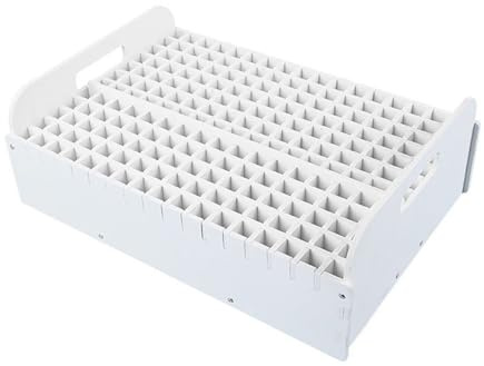 FOLODA Organizador de marcadores con 204 ranuras, soporte para marcadores de pinceles, suministros de arte, organizador de marcadores de escritorio, estuche para rotulador