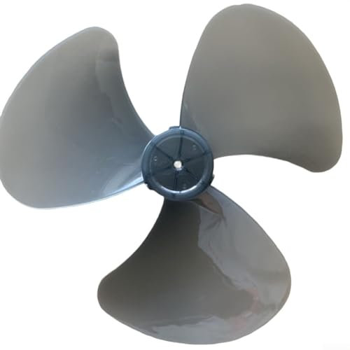 Yuanpgky 16 Inch Fan Blades Replacement Parts for Floor Fan Wall Mount Table, PP Plastic Construction, Home Office Cooling Accessories(Gray)