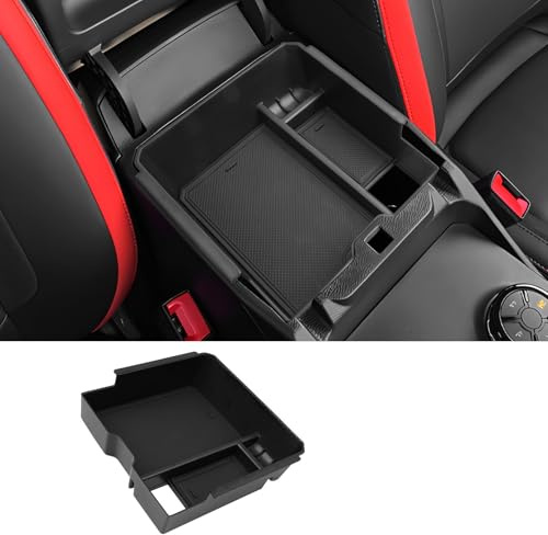 LUWU Compatible avec Ford Ranger T9 2023 2024 2025 Console Centrale Accoudoirs Boîte à Gants Boîte à Gants Organiseur Ranger Accessoires (Frein Électronique)