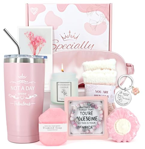 Mother's Day & Birthday Gifts for Women – Unique Pamper Self Care Gift Set | Christmas Gift Idea Relaxing Spa Bath Hamper for Mum, Wife, Friend, Sister, Unusual Presents for Her Women Ladies
