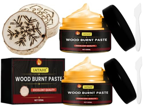 Lot de 2 pots de pâte combustible multifonction pour bois,Gel à Combustion du Bois,2pcs Pâte de Combustion du Bois,Torch Paste Burning Wood,Pâte Torche Brûlante,Gel pour Brûler Le Bois avec Scoop