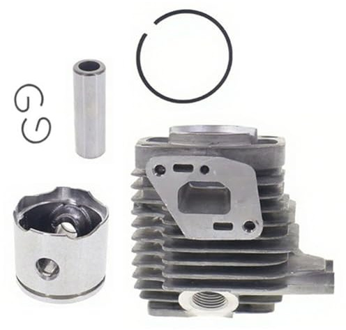 ARMYJY Kit de cylindre en métal, 6 pièces avec rondelle de piston pour GT-225 PE-225 SHC-225 SRM-225 Series Remplacement du moteur