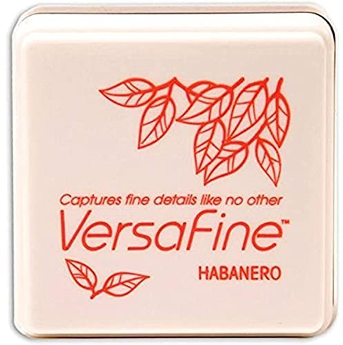 Tsukineko VersaFine Kleine Stempelkissen Habanero, Rot