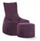 SITTING POINT only by MAGMA Sitzsack-Set Scuba Swing + Hocker aubergine