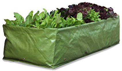 Haxnicks Pot de Fleurs Sac de Plantation Multi-Usage ré-utilisable 42x25x100 cm Green
