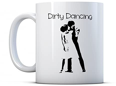 Finger prints - Dancing Silhouette - Film Gift Mug, Ceramic, 11fl.oz.
