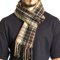 alpine swiss Herren Karierter Schal Weiche Winterschals Unisex,Braun Kariert,Einheitsgröße
