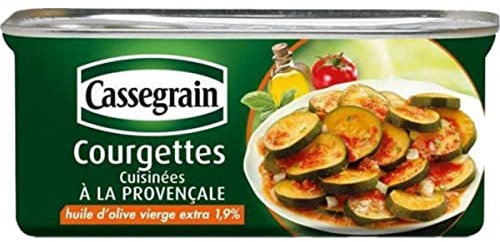 Cassegrain Courgettes cuisinées à la Provençale - La boîte de 185g