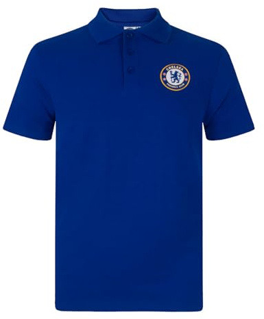 Chelsea Boys Polo Shirt Crest Kids Official Football Gift
