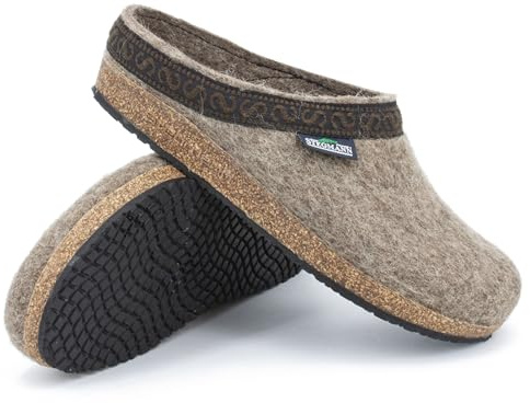 Stegmann Filzclog 108 aus 100% edler Merino-Wolle für Damen & Herren | Hochwertiger Filz-Hausschuh - Made in Tirol