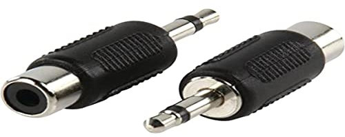 Valueline AC-001 Adaptateur Jack 3,5 mm mâle Mono vers RCA Femelle Noir